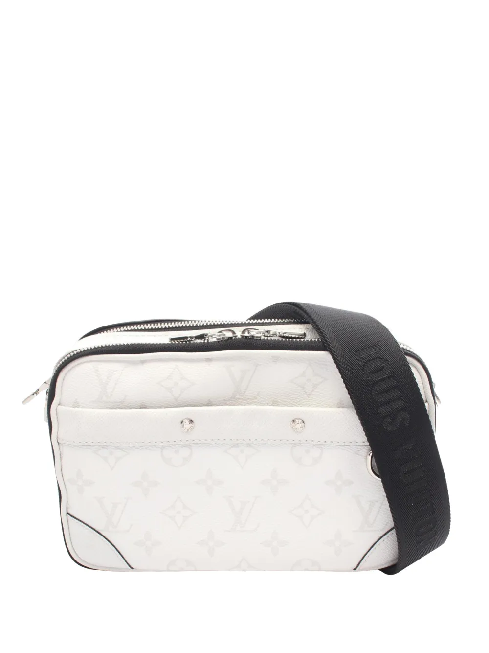 Louis Vuitton Pre-Owned 2021-2026 Monogram Taigarama Alpha Messenger crossbody bag - Bianco