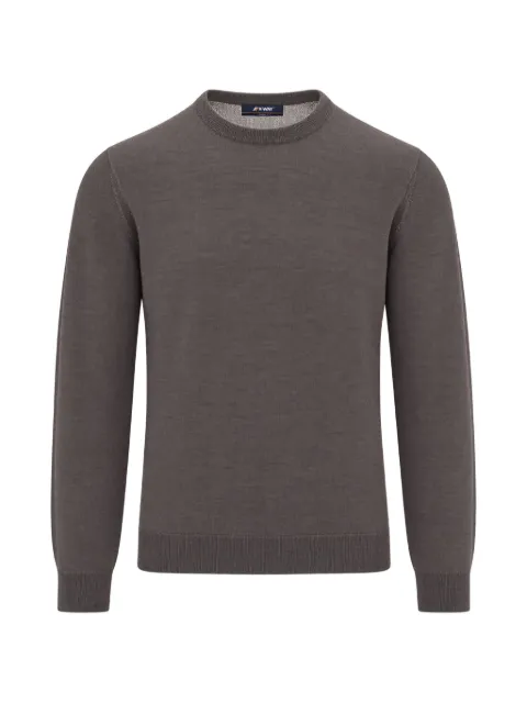 K-Way crew-neck fine-knit sweater