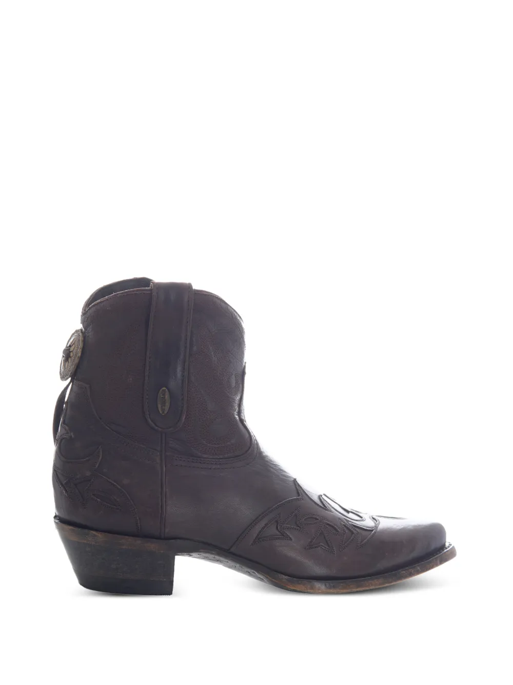 Mexicana embroidered leather boots
