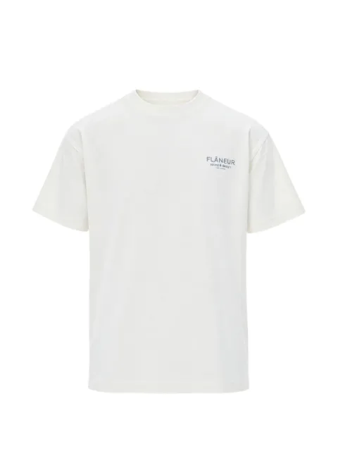 FLÂNEUR Sound & Design logo-print cotton T-shirt
