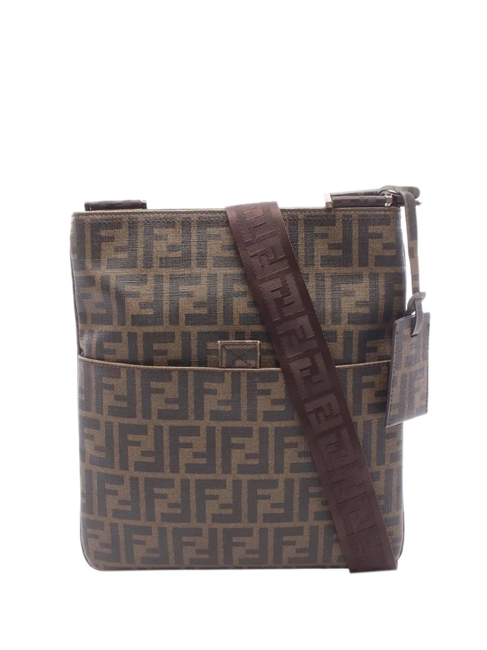 Fendi Pre-Owned 2010-2026 Zucca Spalmati crossbody bag - Braun