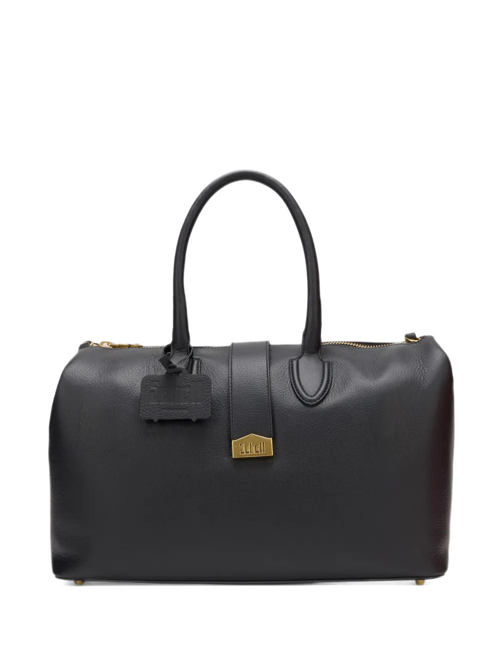 Schell Logo-plaque Leather Tote Bag In Yellow