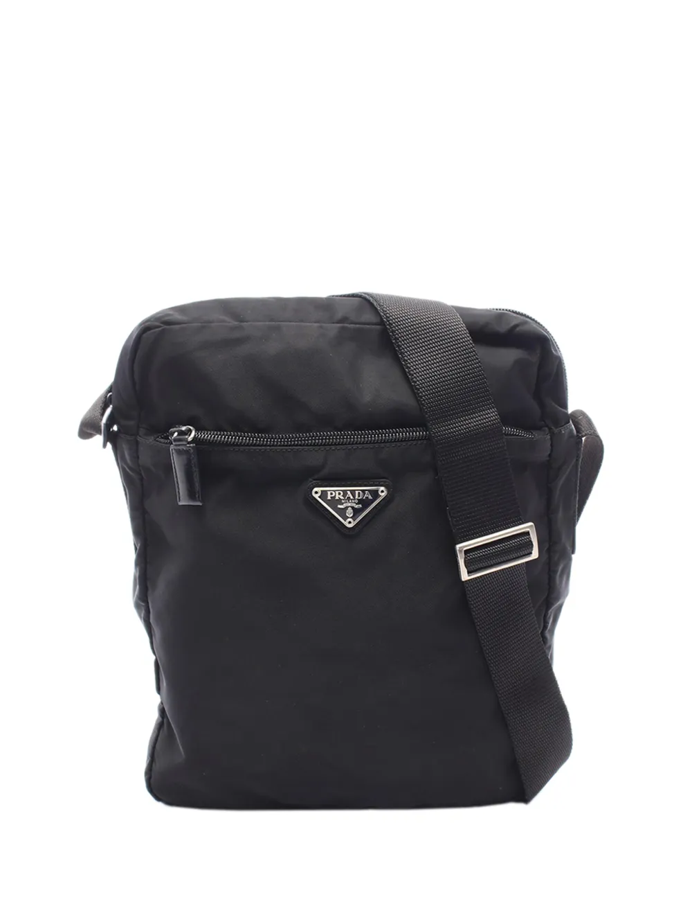 Prada Pre-Owned 2019-2026 Tessuto Zip Top crossbody bag - Nero