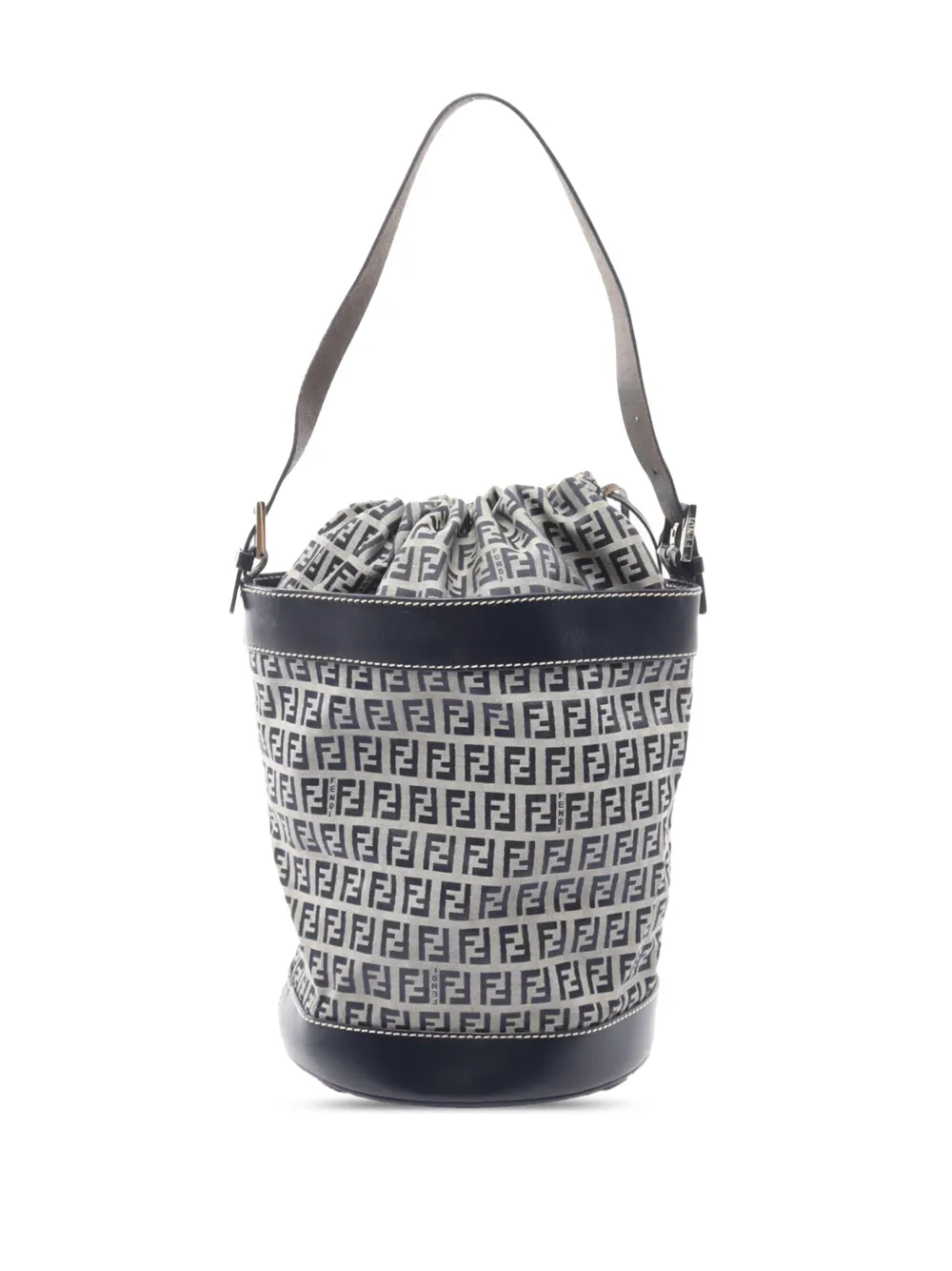 Fendi Pre-Owned 2000-2010 Zucchino Canvas bucket bag - Grau