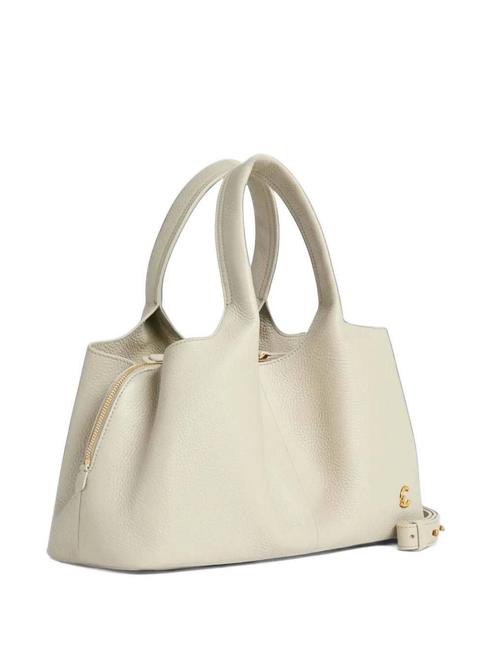 Coccinelle Nell leren shopper Wit