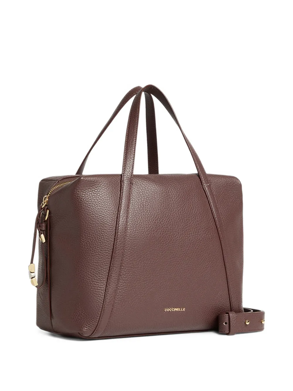Coccinelle Medium Nory shopper met textuur Rood
