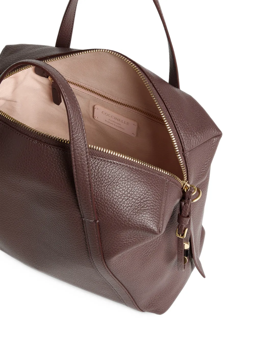 Coccinelle Medium Nory shopper met textuur Rood