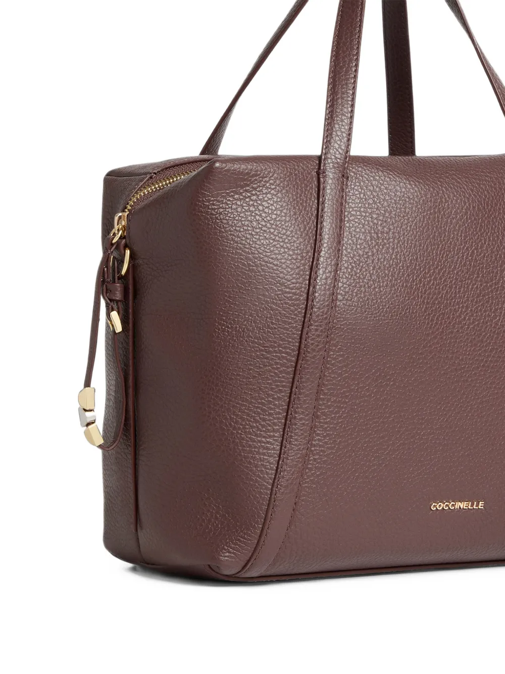 Coccinelle Medium Nory shopper met textuur Rood
