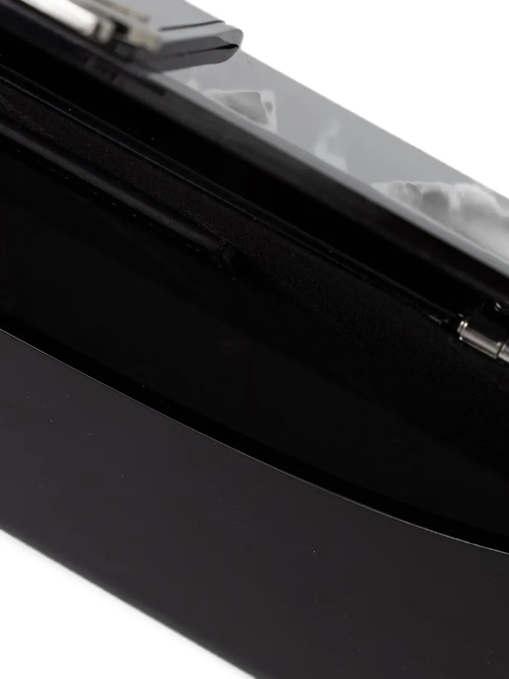 Karl Lagerfeld K Soirée Autograph clutch met omslag Zwart