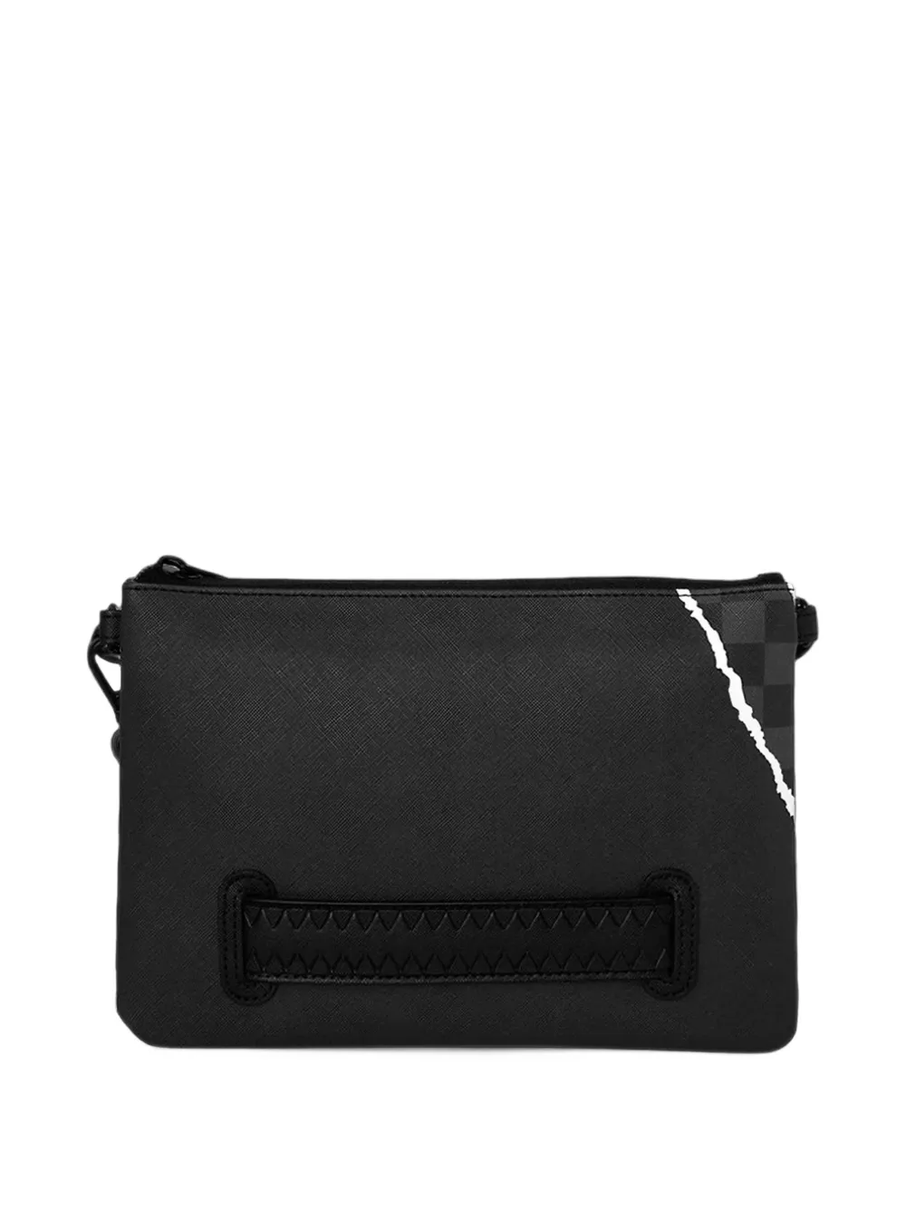 Sprayground Shark Slash clutches Zwart