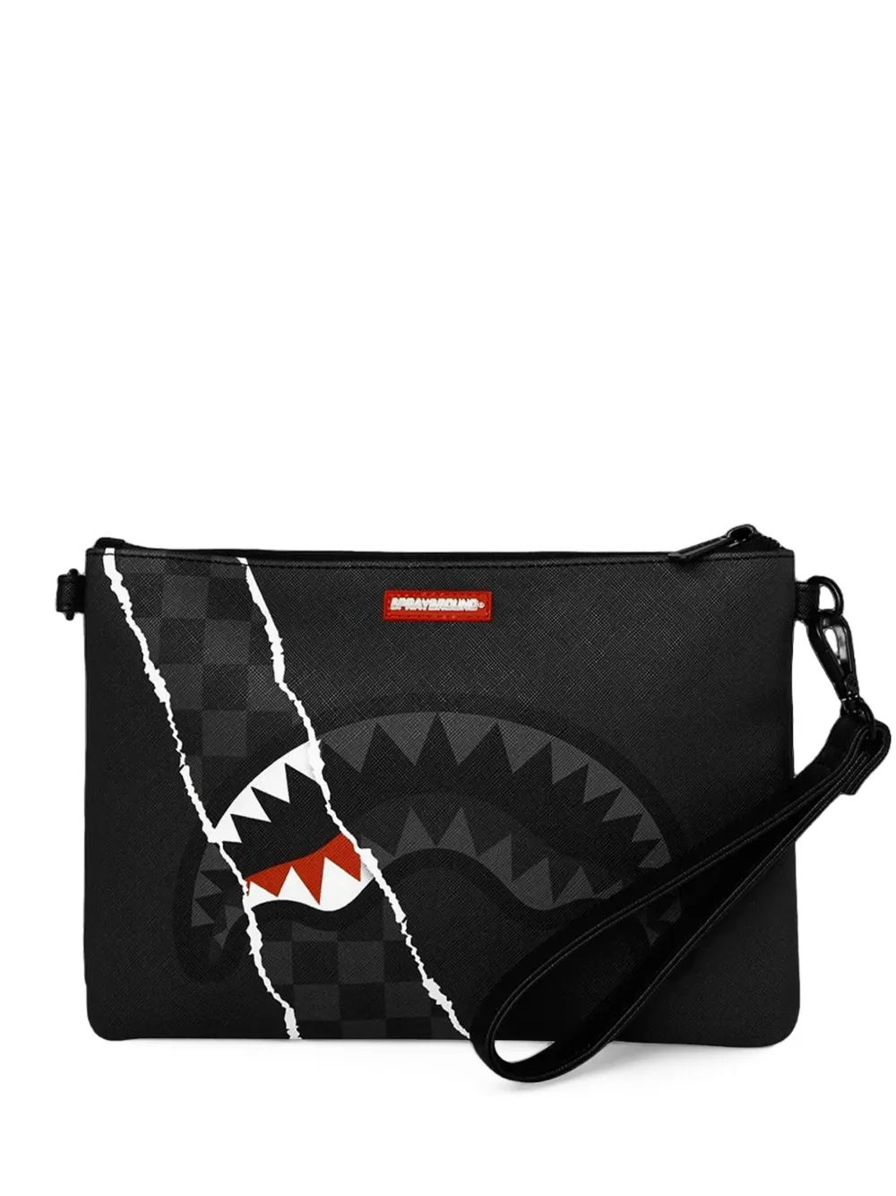 Sprayground Shark Slash clutch bags - Schwarz