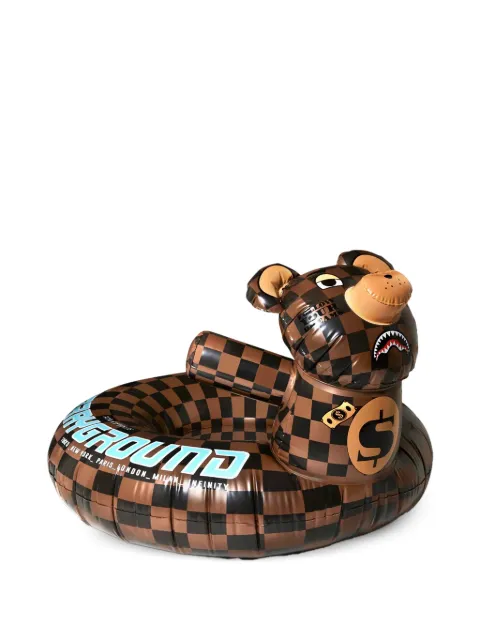 Sprayground Money Bear checker-pattern floaty