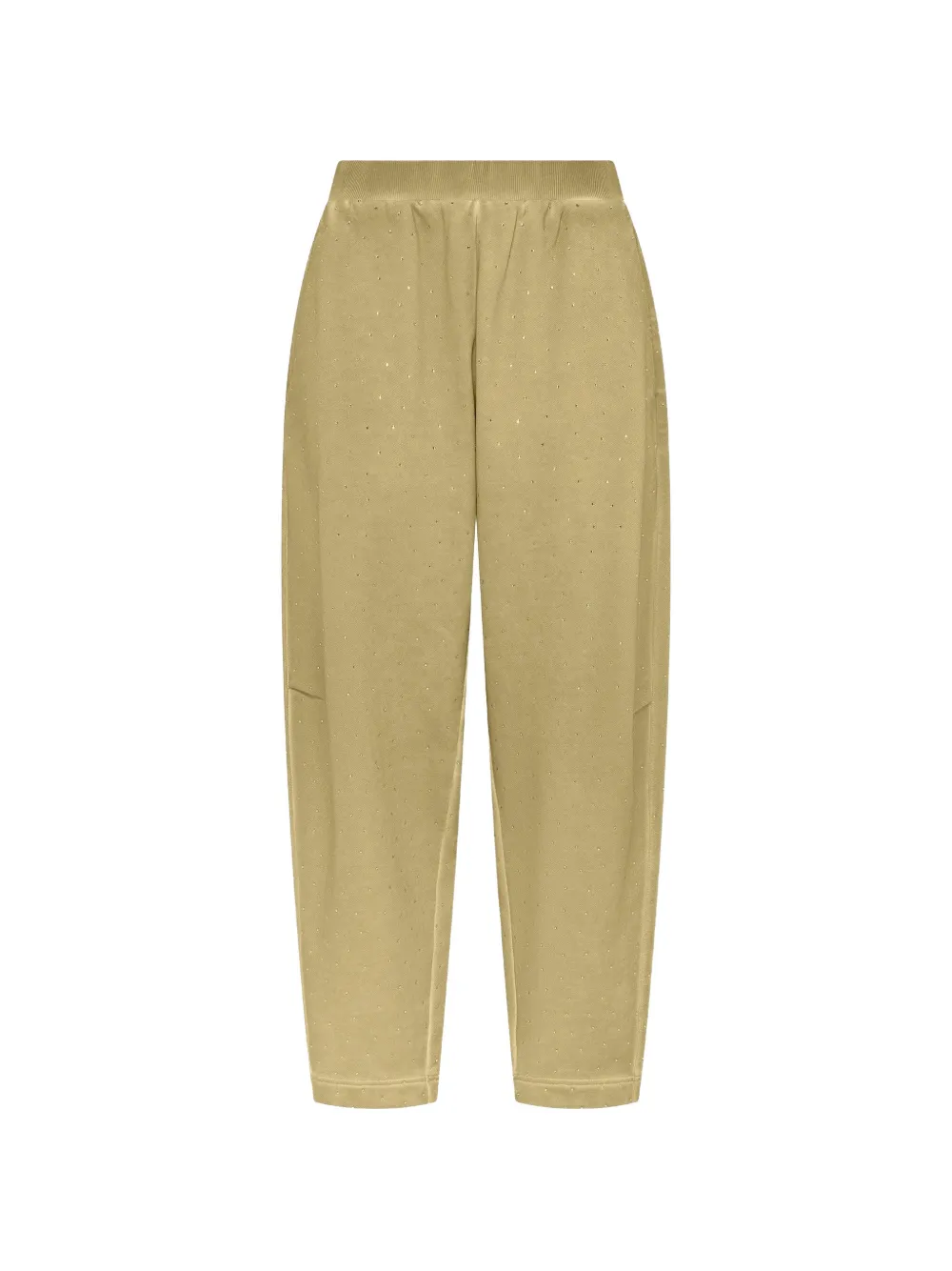 DEHA rhinestone-embellished cotton track pants - Marrone