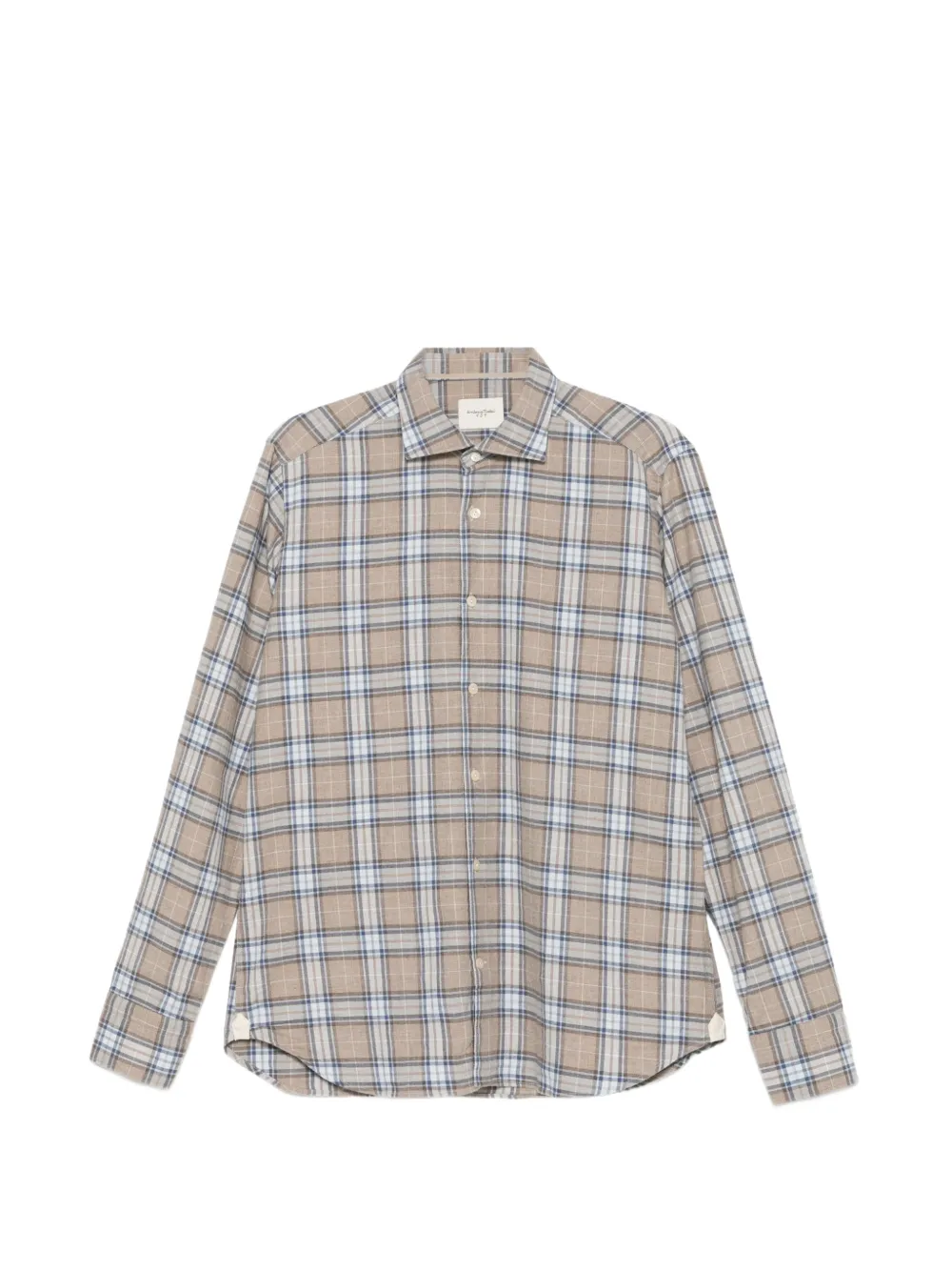 Tintoria Mattei 954 check-print shirt - Toni neutri