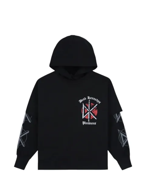Pleasures Kennedys layered hoodie