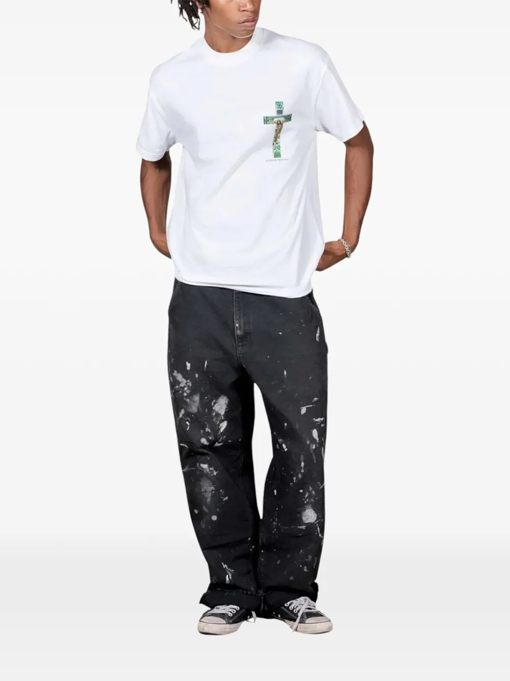 Pleasures Trust T-shirt Wit