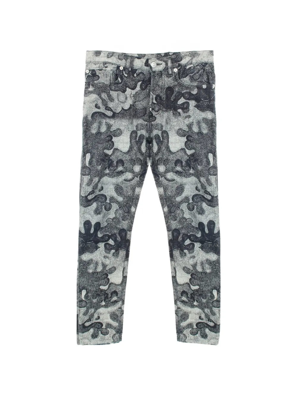 Christian Dior Pre-Owned 2010s x Peter Doig camouflage jeans - Grau