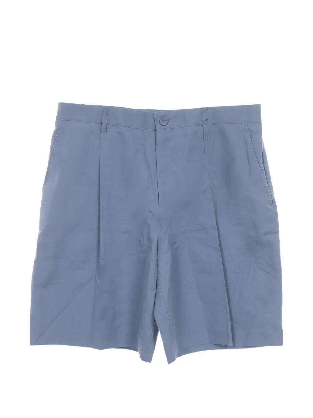 Christian Dior Pre-Owned 2010s pleated shorts - Bleu