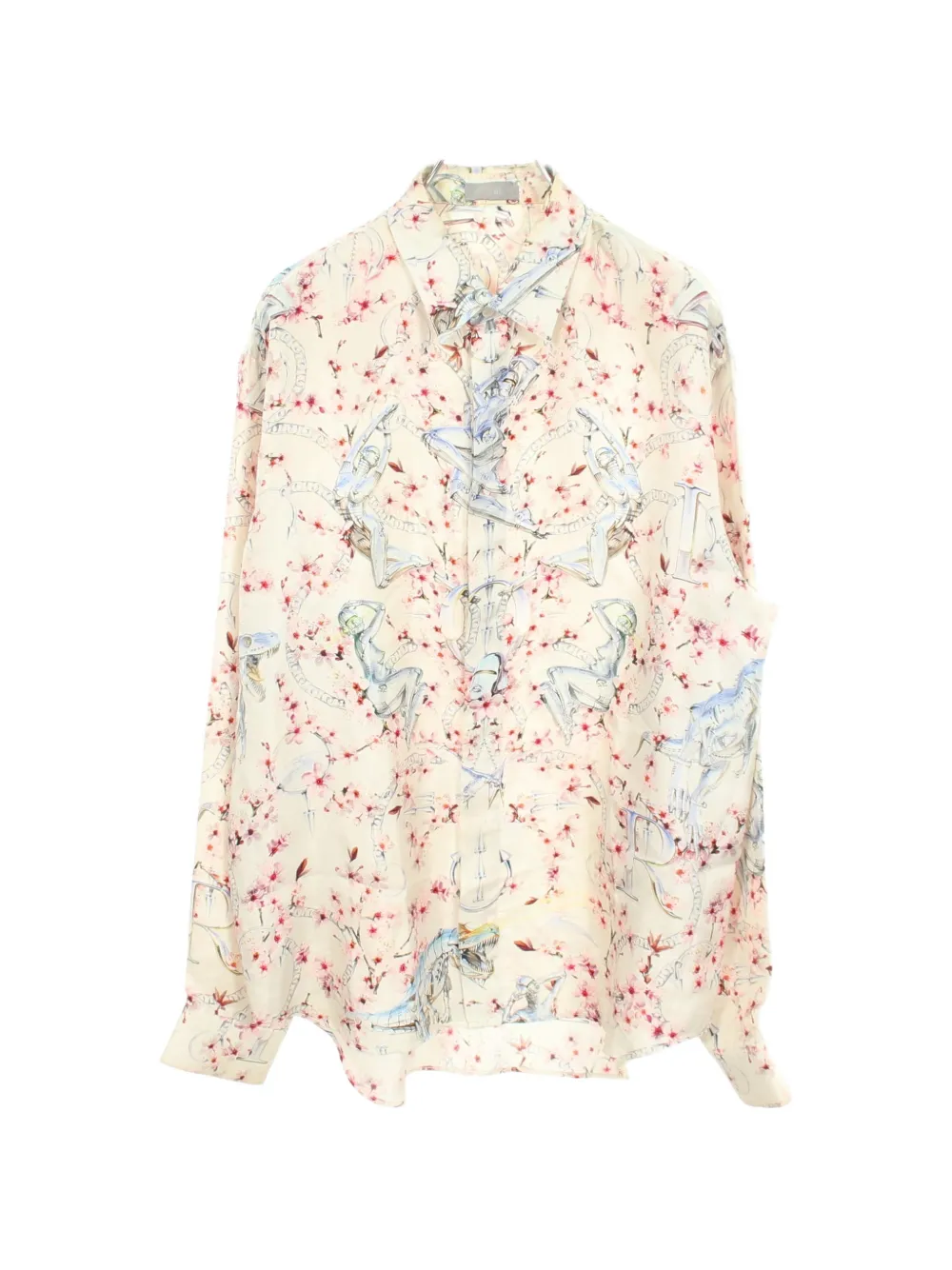 Christian Dior Pre-Owned x Hajime Sorayama 2000s patterned shirt - Nude