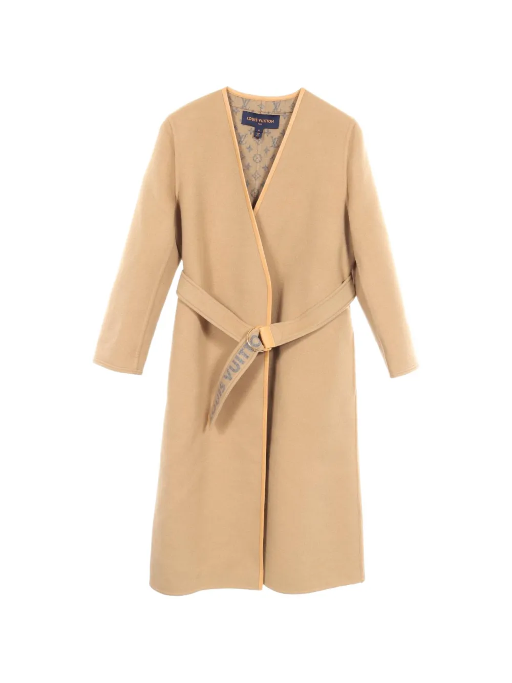 Louis Vuitton Pre-Owned 2000s belted coat - Toni neutri