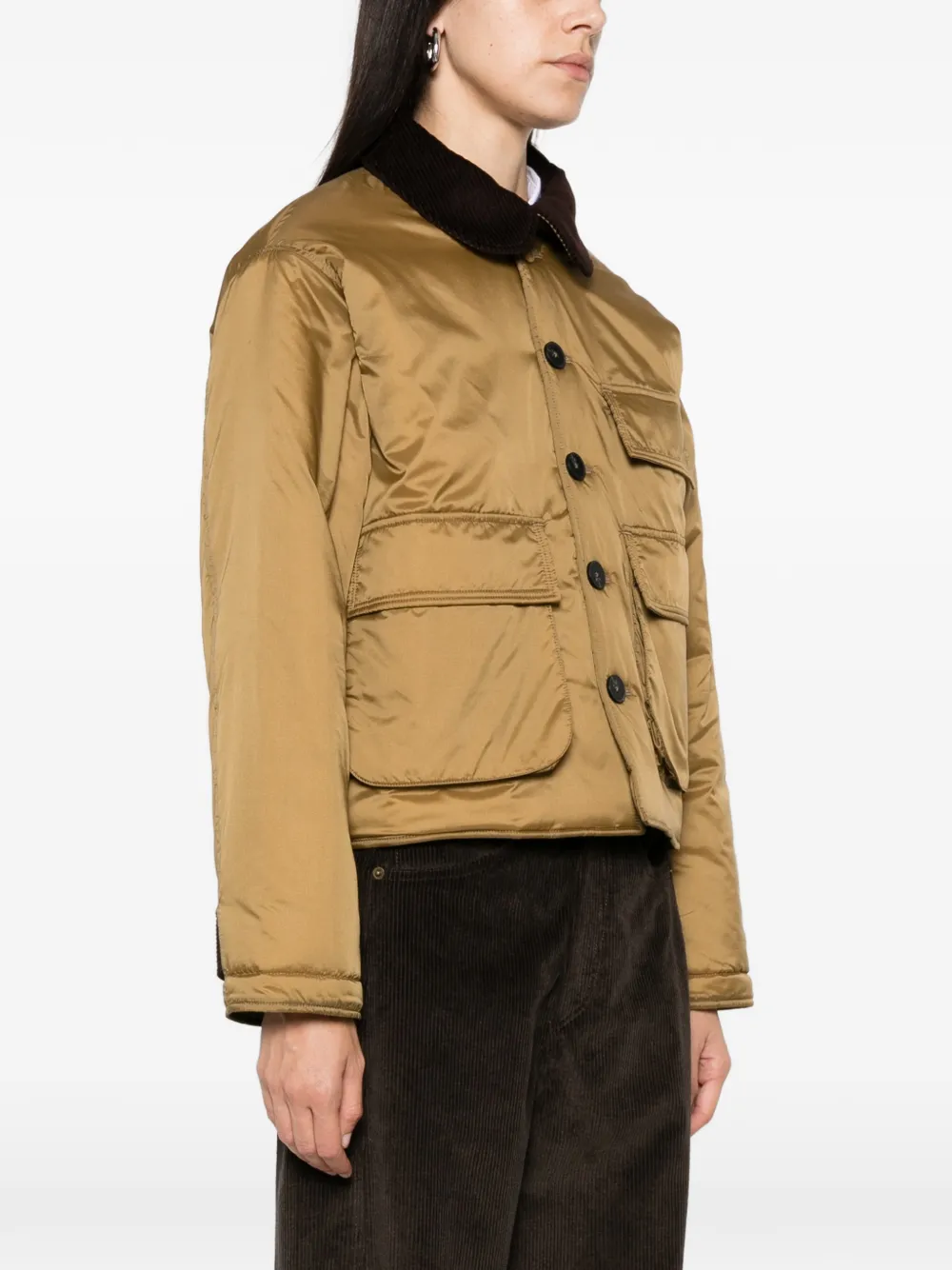 Forte multi-pocket cropped jacket Bruin