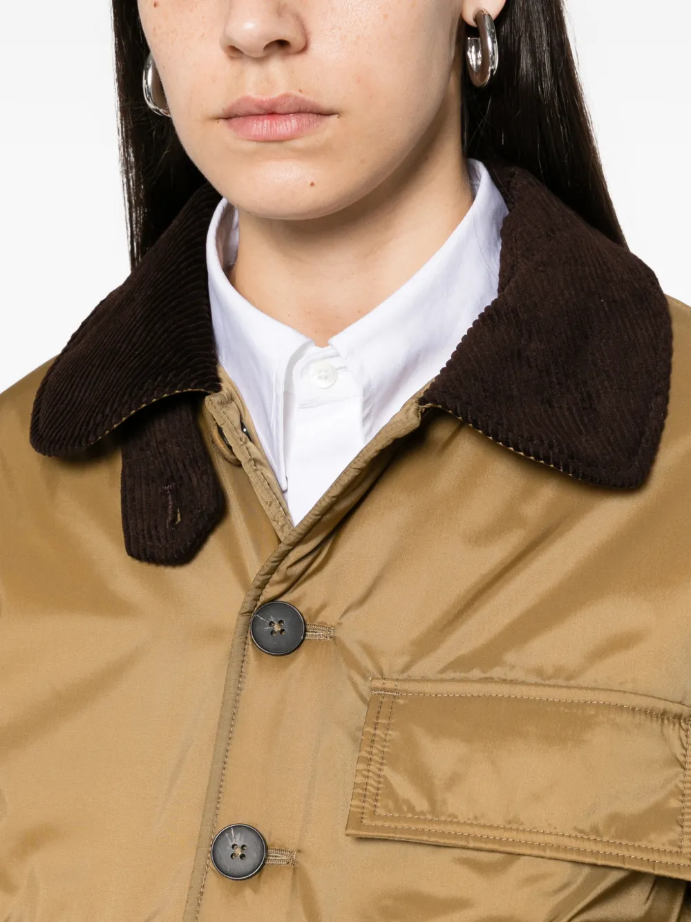 Forte multi-pocket cropped jacket Bruin