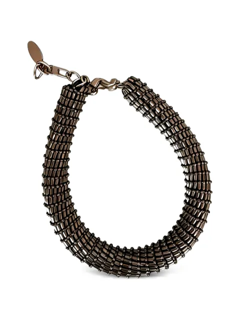 Brunello Cucinelli pulsera con cuentas de cadena Monili
