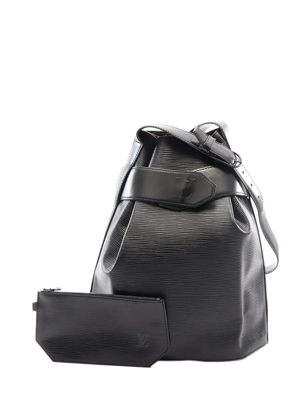 Louis Vuitton Pre-Owned 1991 Epi Sac D Epaule PM bucket bag - Nero