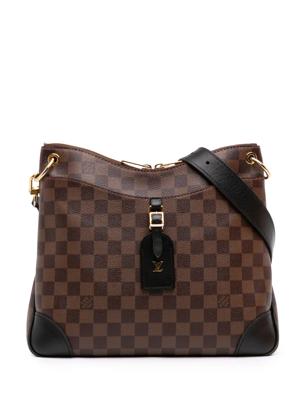 Louis Vuitton Pre-Owned 1990-2010 Damier Ebene Odeon MM crossbody bag - Marrone