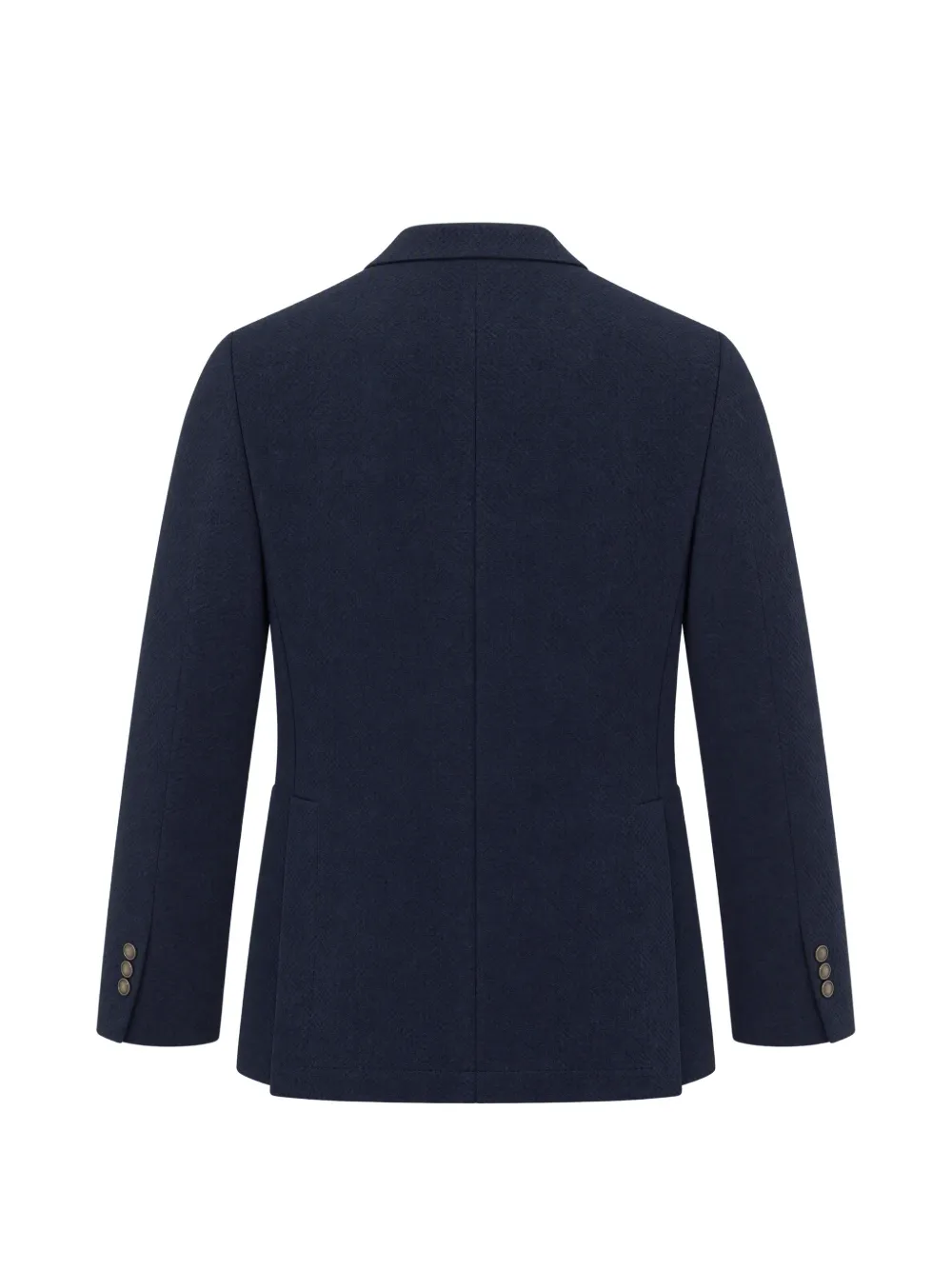 BRERAS MILANO Jack met puntige revers en dubbele rij knopen Blauw