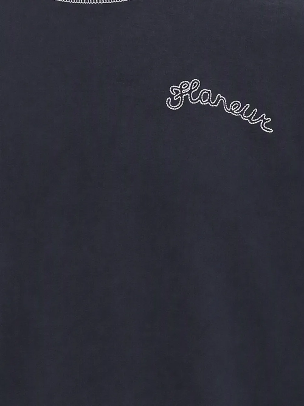 FLÂNEUR T-shirt met contrasterende stiksels en gelaagde mouwen Blauw