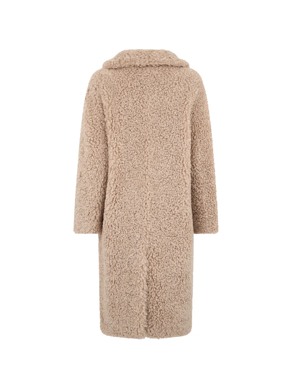 STAND STUDIO Jazmin faux-shearling single-breasted coat Beige