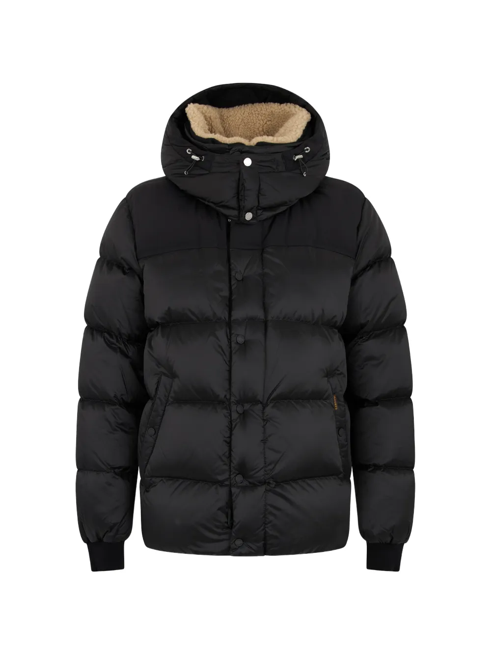Moorer Hooded Padded Coat In Black
