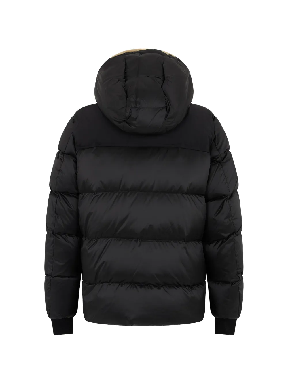 Moorer hooded padded coat Zwart