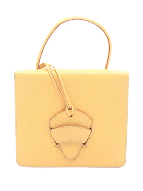 Loewe Pre-Owned bolso satchel Barcelona texturizado de piel con asa superior 2010-2026