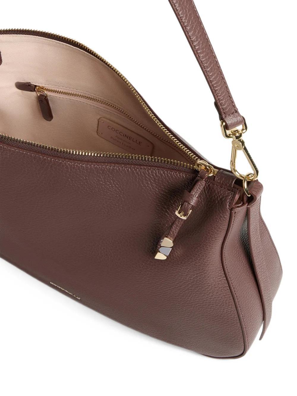 Coccinelle Medium Nory shopper met textuur Bruin