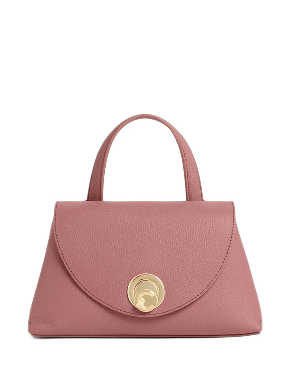 Coccinelle small Nikla leather tote bag Roze