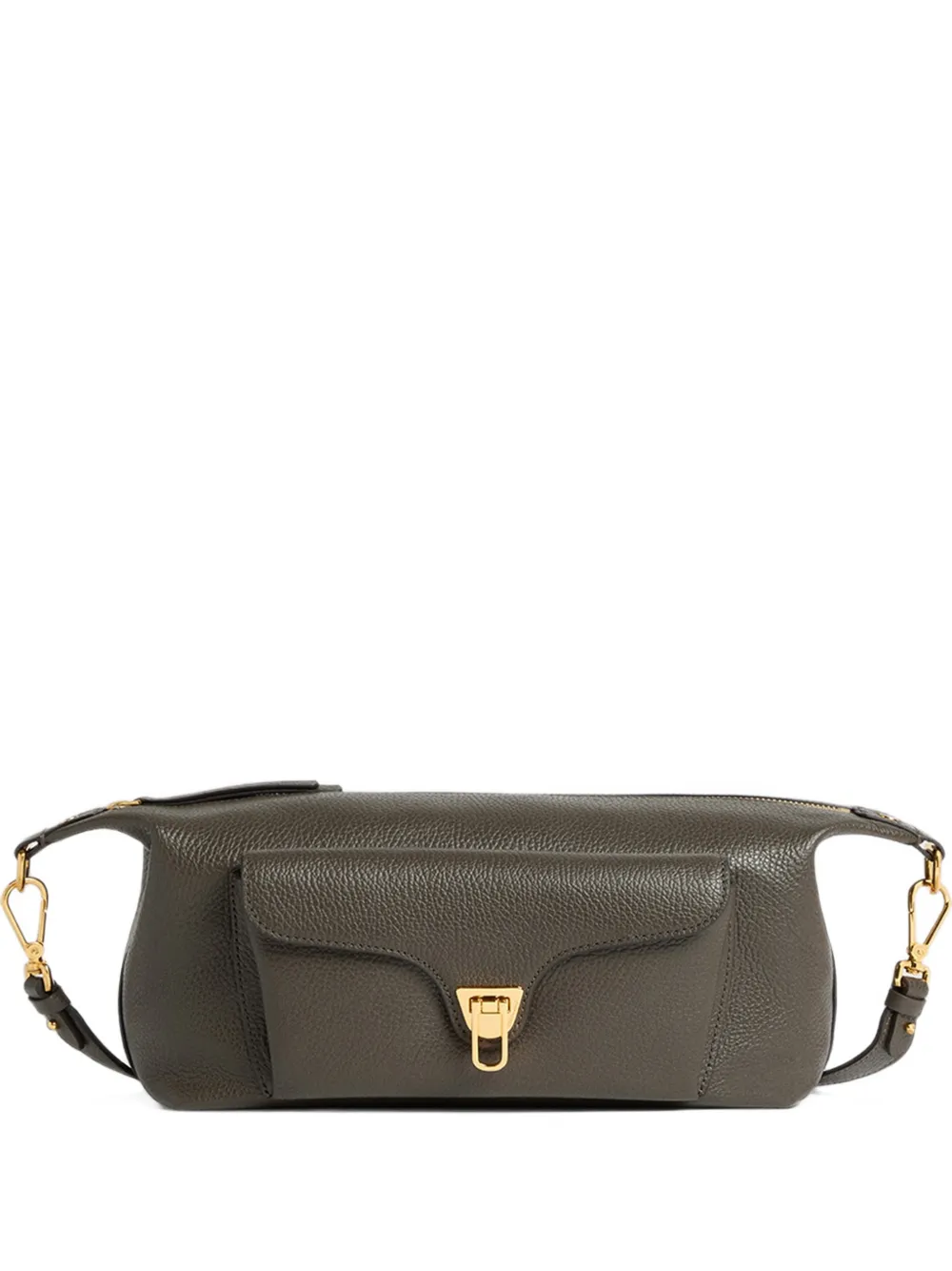 Coccinelle medium grainy leather shoulder bag - Grün