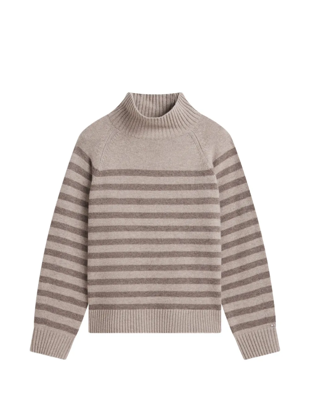Tommy Hilfiger striped high-neck sweater - Toni neutri