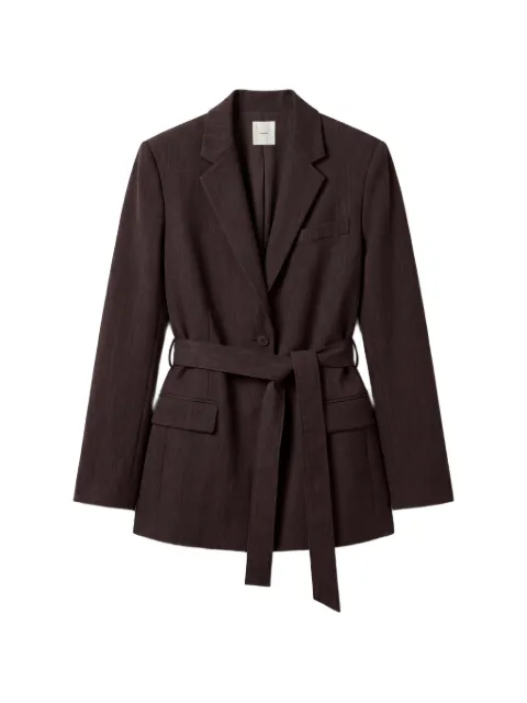Calvin Klein belted single-breasted blazer
