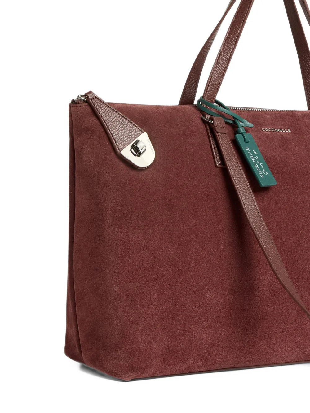 Coccinelle Grote Smart To Go Beat shopper Rood