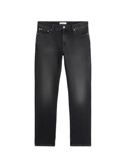 Tommy Hilfiger faded-effect slim-fit jeans