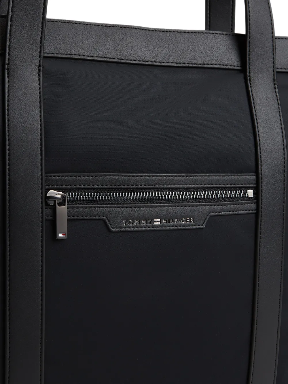 Tommy Hilfiger Schoudertas met logo Zwart