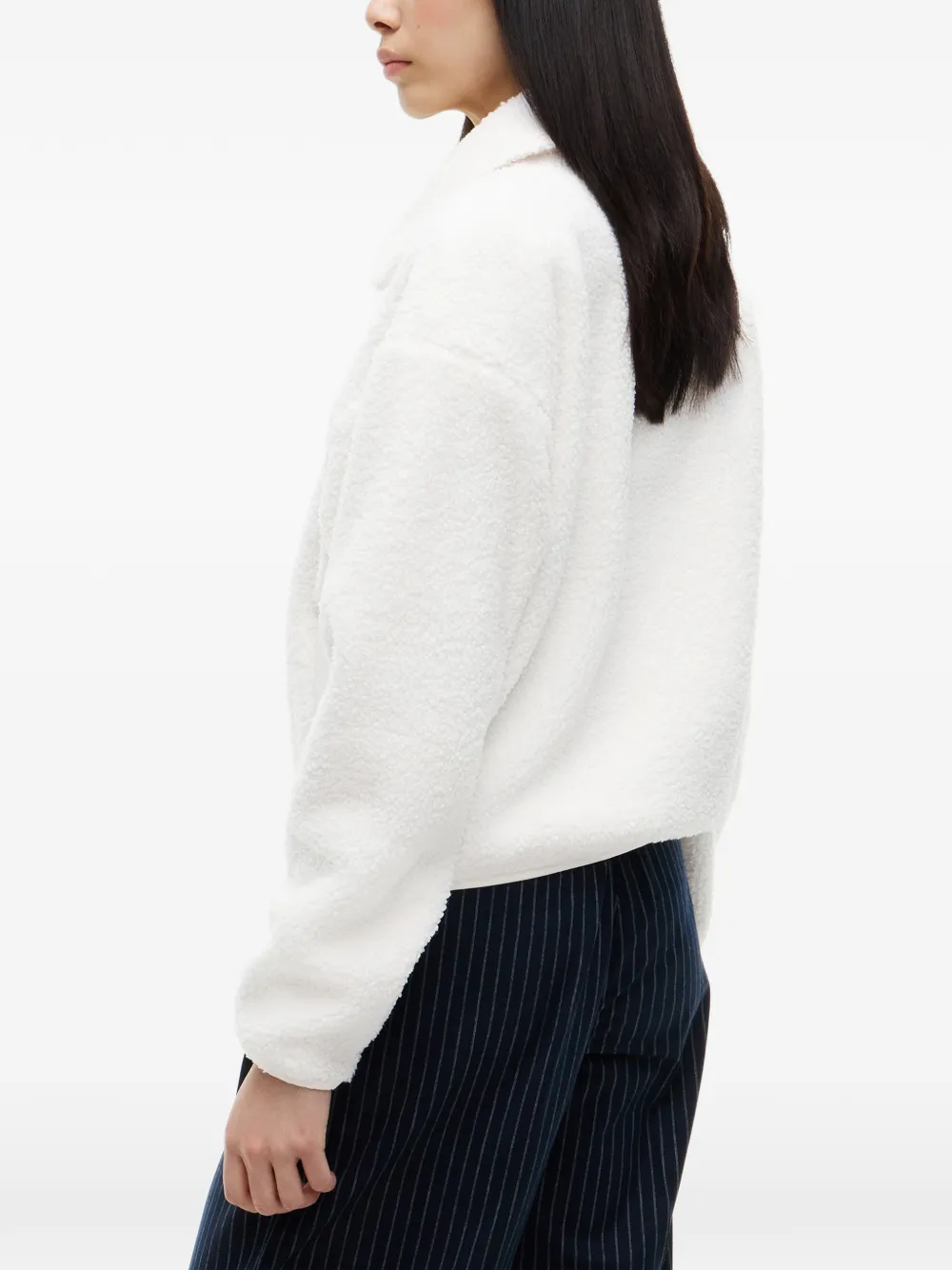 Tommy Hilfiger zip-up bomber jacket Wit
