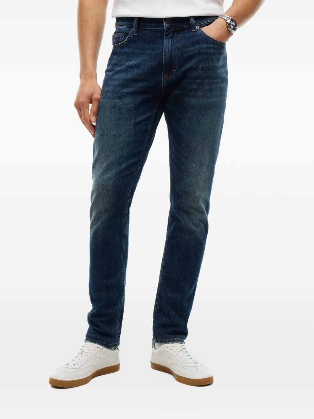 Tommy Hilfiger Austin slim-fit jeans Blauw