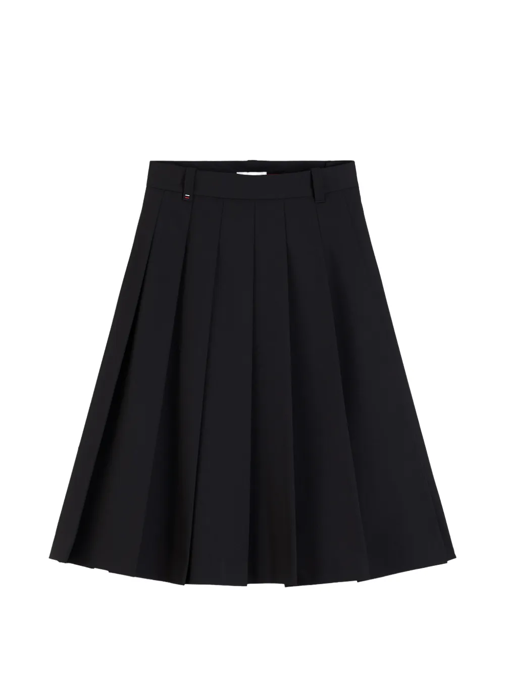 Tommy Hilfiger pleated A-line midi skirt - Noir Tommy Hilfiger pleated A-line midi skirt - Noir