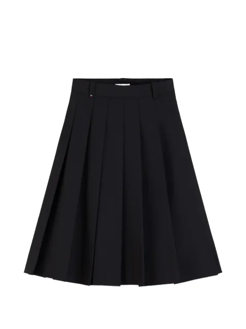 Tommy Hilfiger falda midi con diseño acampanado y pliegues