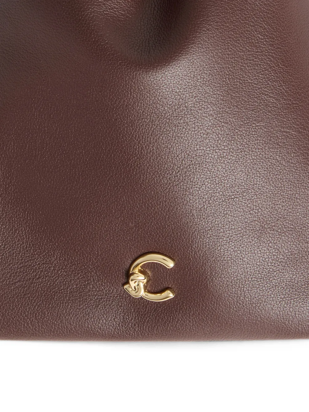 Coccinelle C-Me sleutelhanger met buidel Bruin