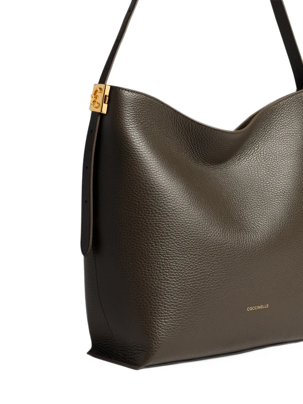 Coccinelle C-Me Lock schoudertas Bruin