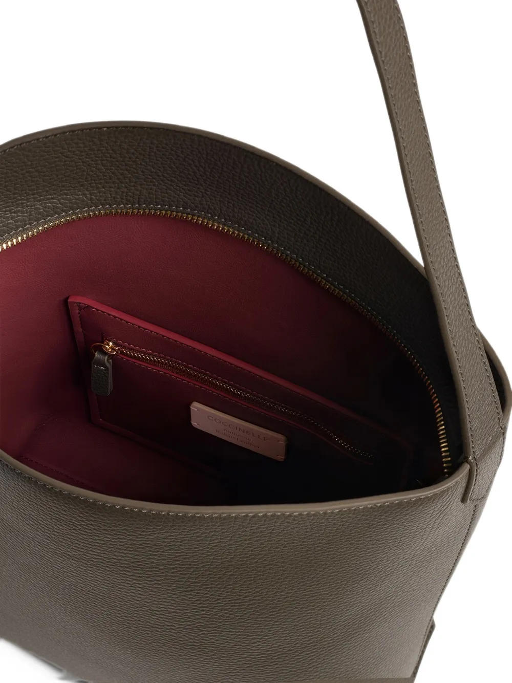 Coccinelle C-Me Lock schoudertas Bruin